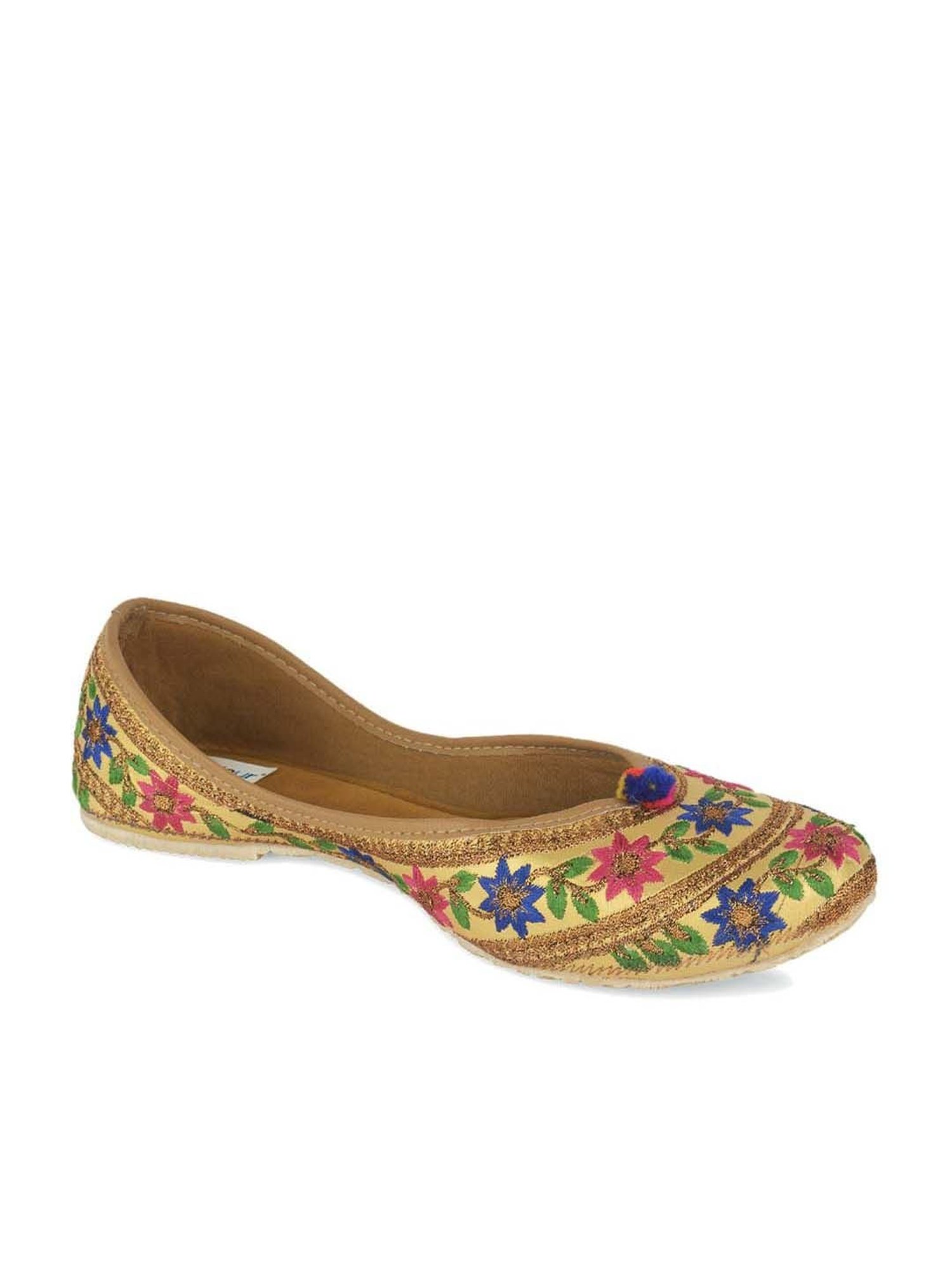 Desi Colour Women's Multicoloured Ethnic Juttis