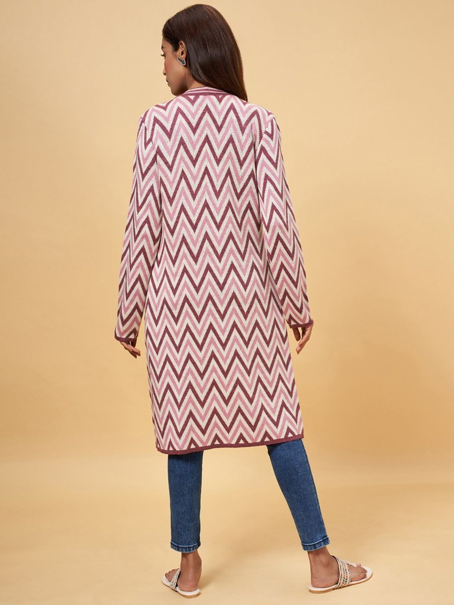 Rangmanch by Pantaloons Pink Printed Cape