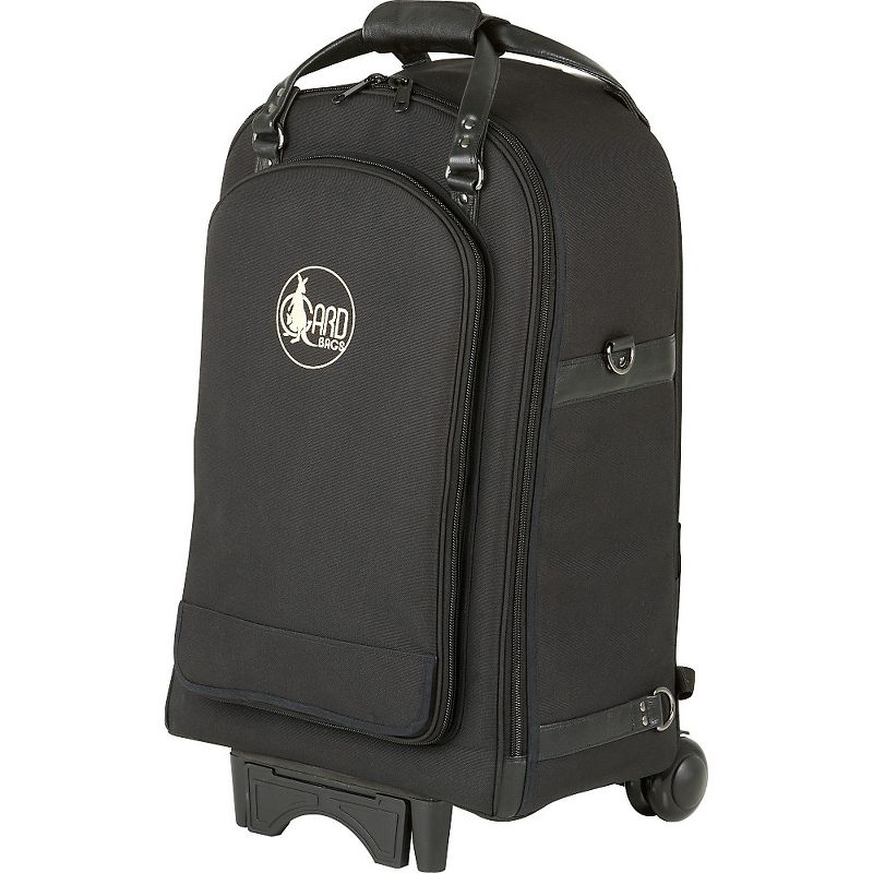 Gard Quad Trumpet Wheelie Bag 16-WBFLK Black Ultra Leather
