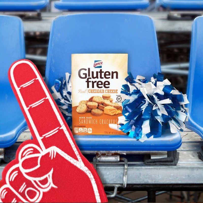 Lance Real Cheddar Cheese Bite Size Sandwich Crackers - 5oz