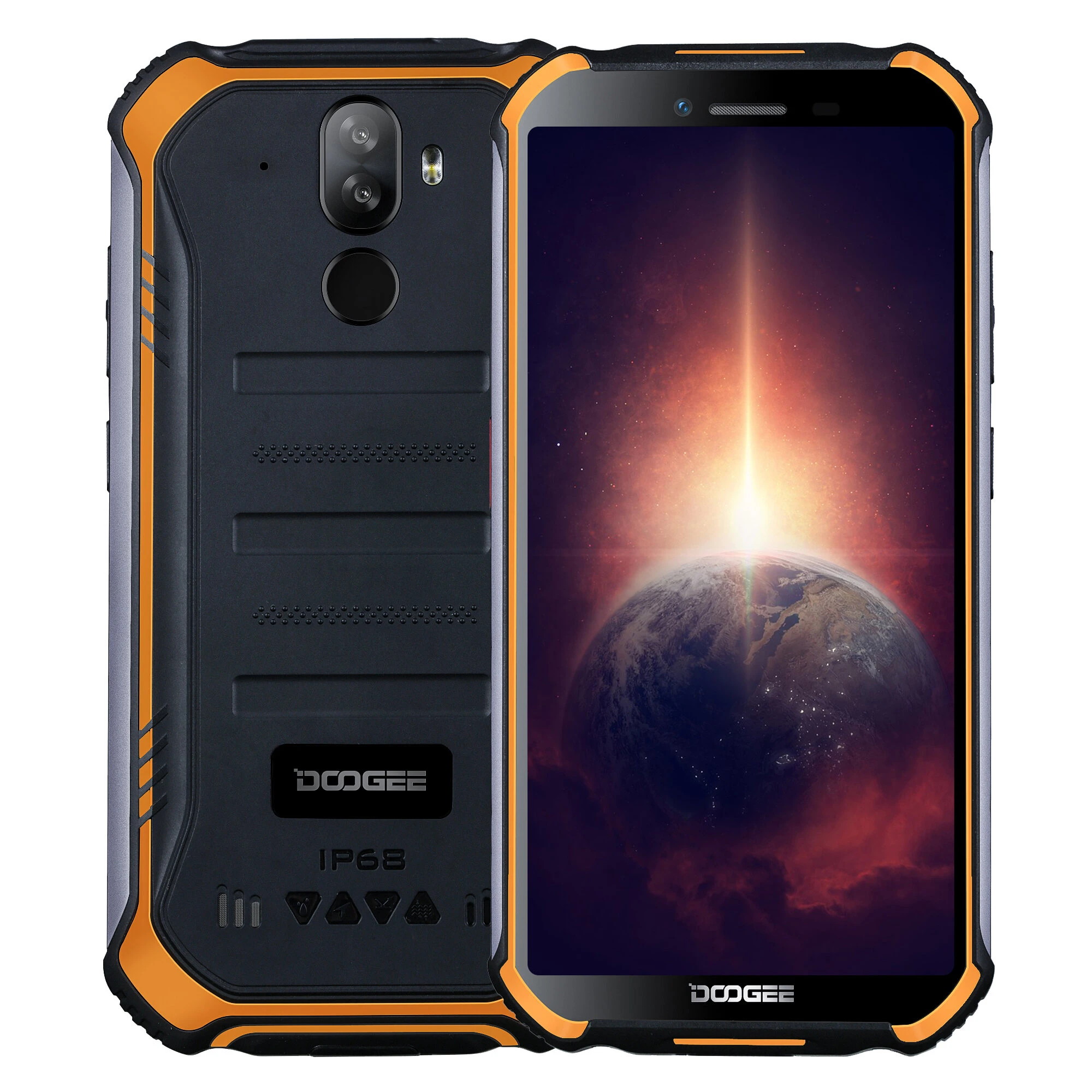 DOOGEE S40 Pro Global Version 5.45 inch IP68/IP69K Waterproof NFC Android 10.0 4650mAh 13MP Dual Rear Camera 4GB 64GB Helio A25 4G Smartphone