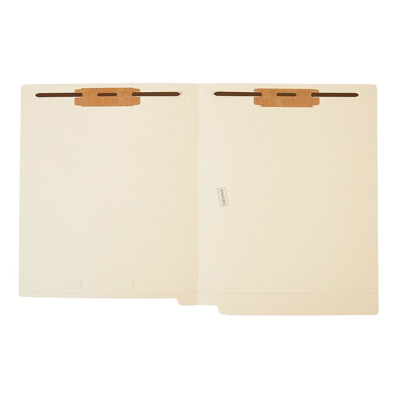 Staples Manila End-Tab Fastener Folders with Reinforced Tabs Letter Size 50/BX 807785