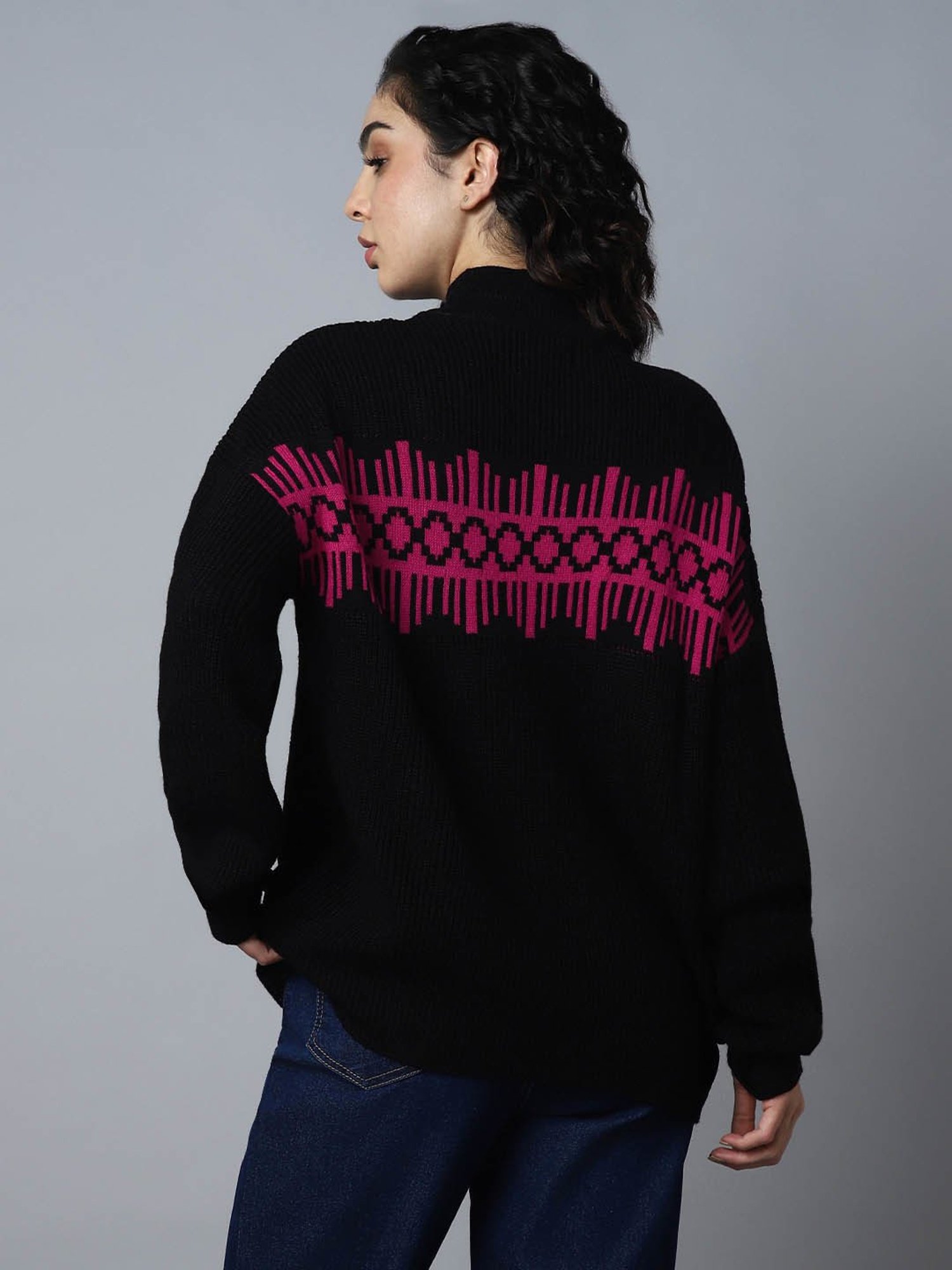 High Star Black Sweater