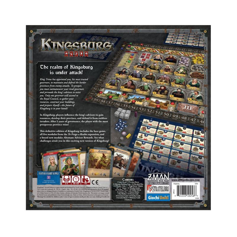 Z-Man Games Kingsburg Board Game