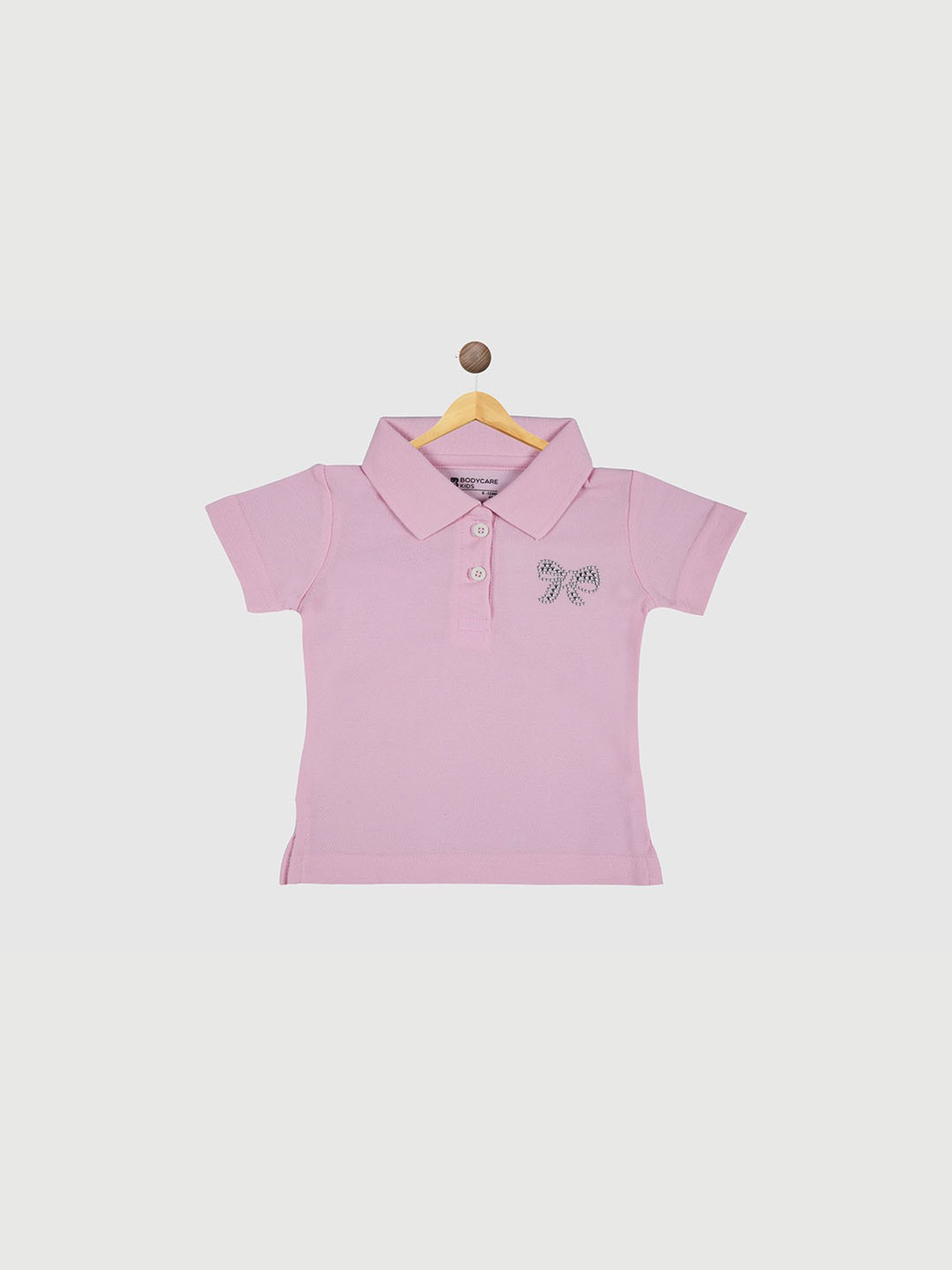 Bodycare Kids Navy & Red Solid T-Shirt (Pack Of 2)