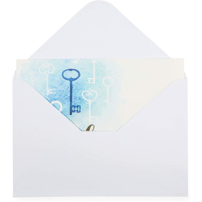 Pipilo Press 48-Pack Blank Welcome Home Greeting Cards and Envelopes for Realtors (4 x 6 In)