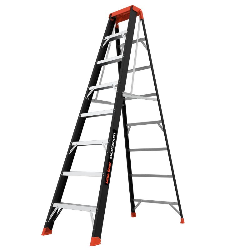 Little Giant Ladder Systems 8' ANSI Type IA 300 lb fiberglass Stepstool Black