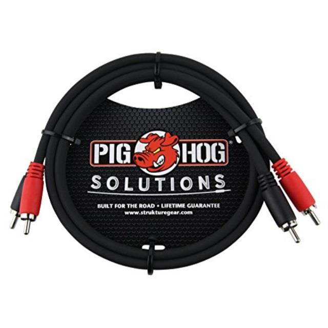 Pig Hog 3' RCA Male to RCA Male Dual Cable #PD-RCA03
