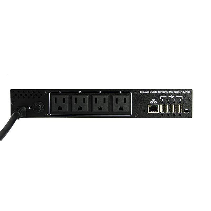4 Outlet Managed PDU, Sophisticated Automation, Cloud Manageable, Environmental Monitoring, Wide Temperature Range
