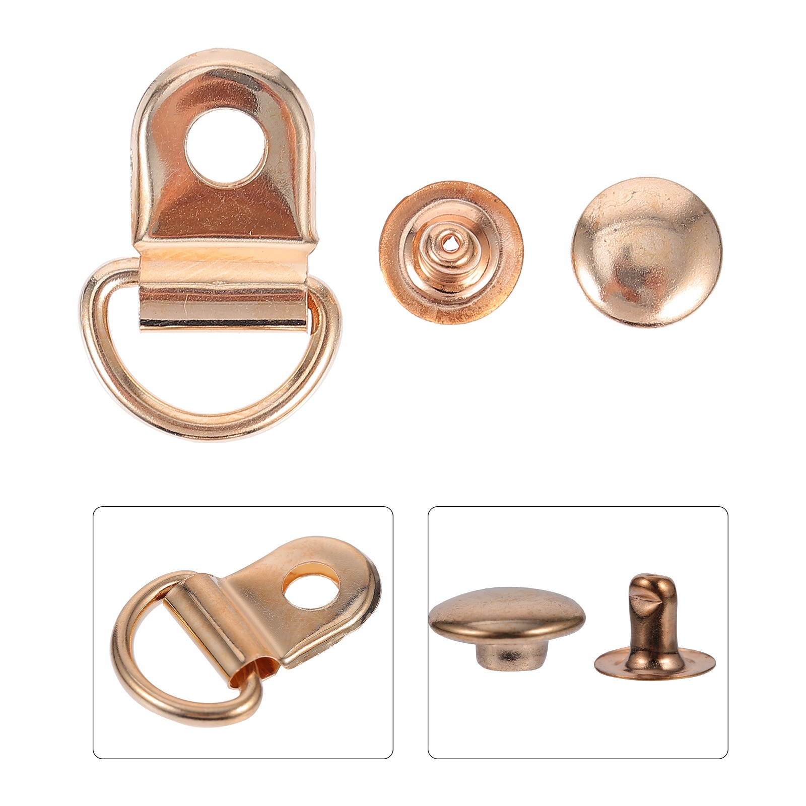 30 sets Replaceable handbag Buttons Premium shoes Buttons handbag Buckles