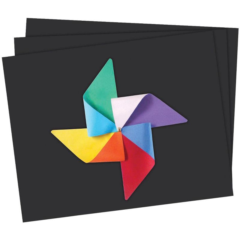 School Smart Railroad Board, 22 x 28 Inches, 6-Ply, Black, pk of 25