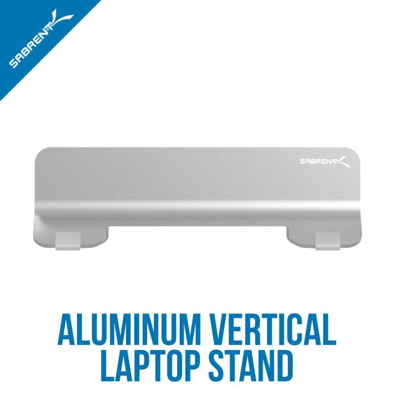 Sabrent Aluminum Vertical Laptop Stand Macbook Holder (AC-HLDS)