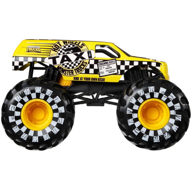 Hot Wheels Monster Trucks Taxi - 1:24 Scale Vehicle