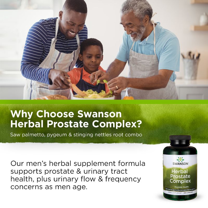 Swanson Herbal Prostate Complex Herb Blend Capsules, 100 Count.