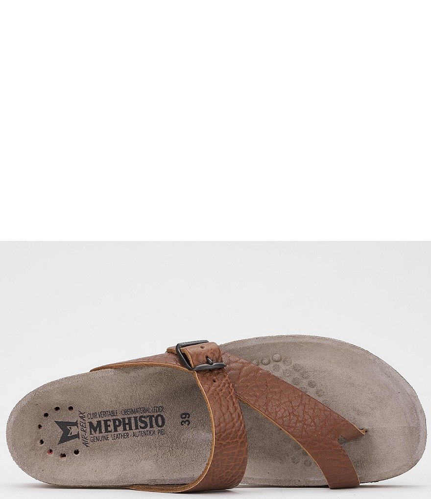 Mephisto Helen Buckle Detail Leather Casual Sandals