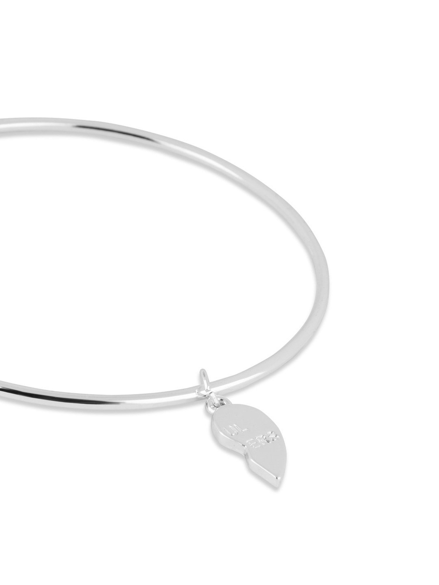 ToniQ Classic Gold-Plated Gardenia Leaf Bangles - Set of 2