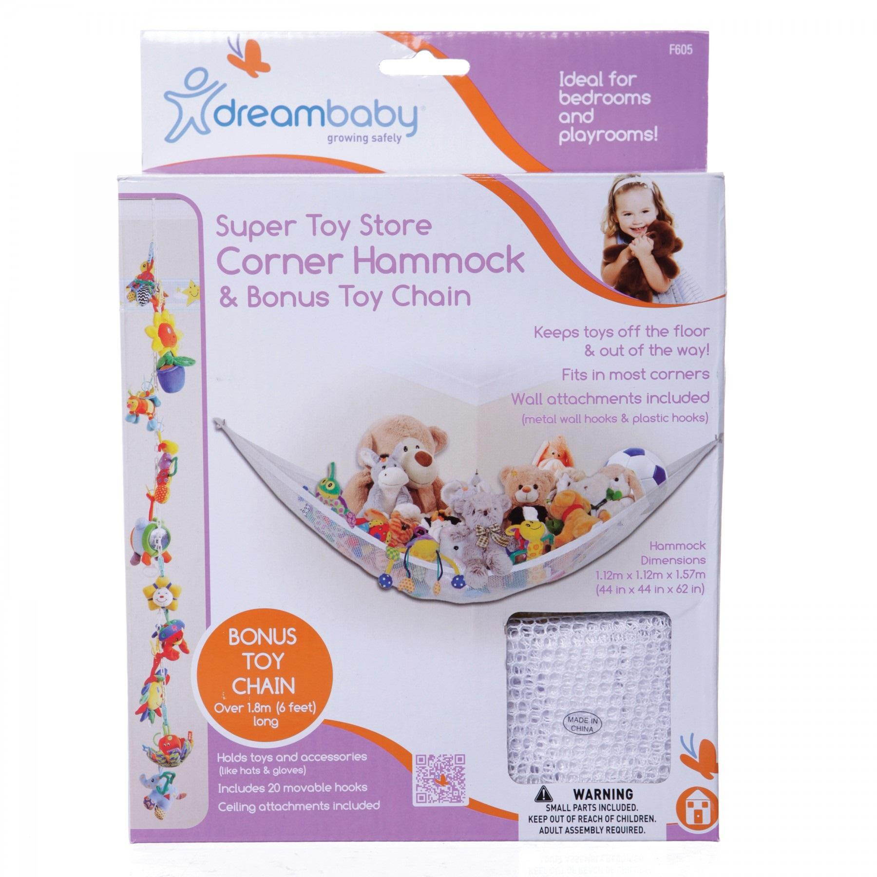 DreamBaby F605 Toy Storage Hammock w/ Bonus Chain