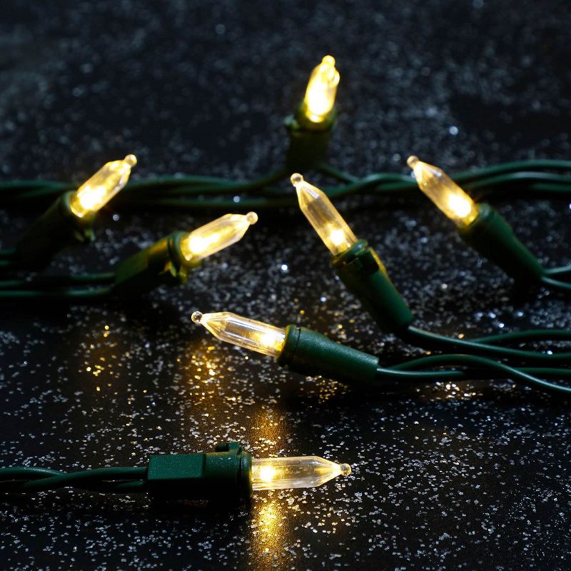 Home Heritage 300 LED Count 33 yard Indoor/Outdoor Christmas Lights, White/Clear