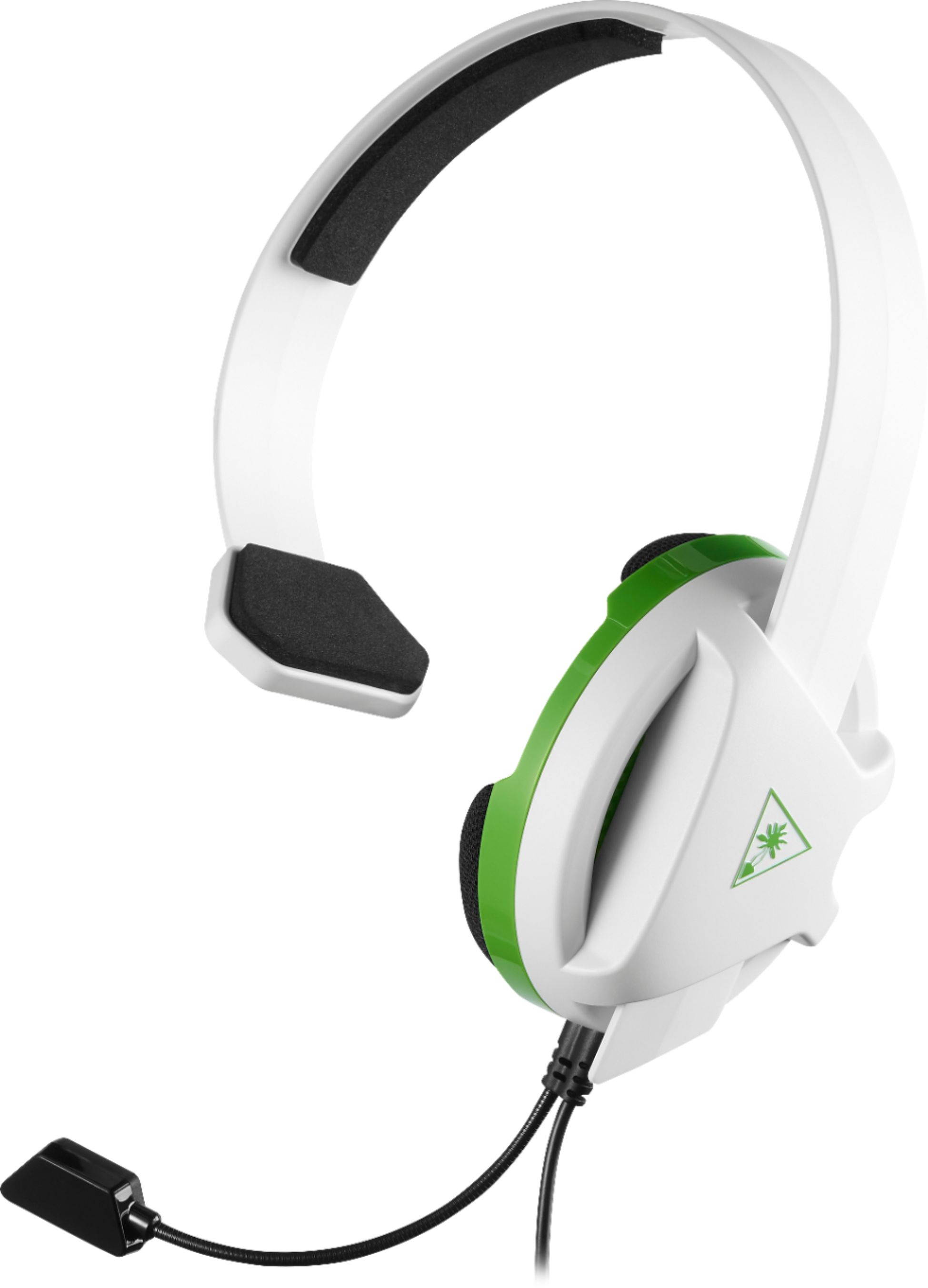 Turtle Beach - Recon Chat Wired Mono Gaming Headset for Xbox One and Xbox Series X - White/Green