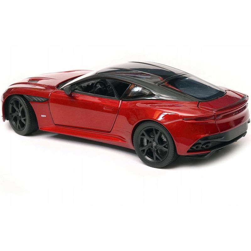 Aston Martin DBS Superleggera Red Metallic with Black Top "NEX Models" 1/24 Diecast Model Car by Welly
