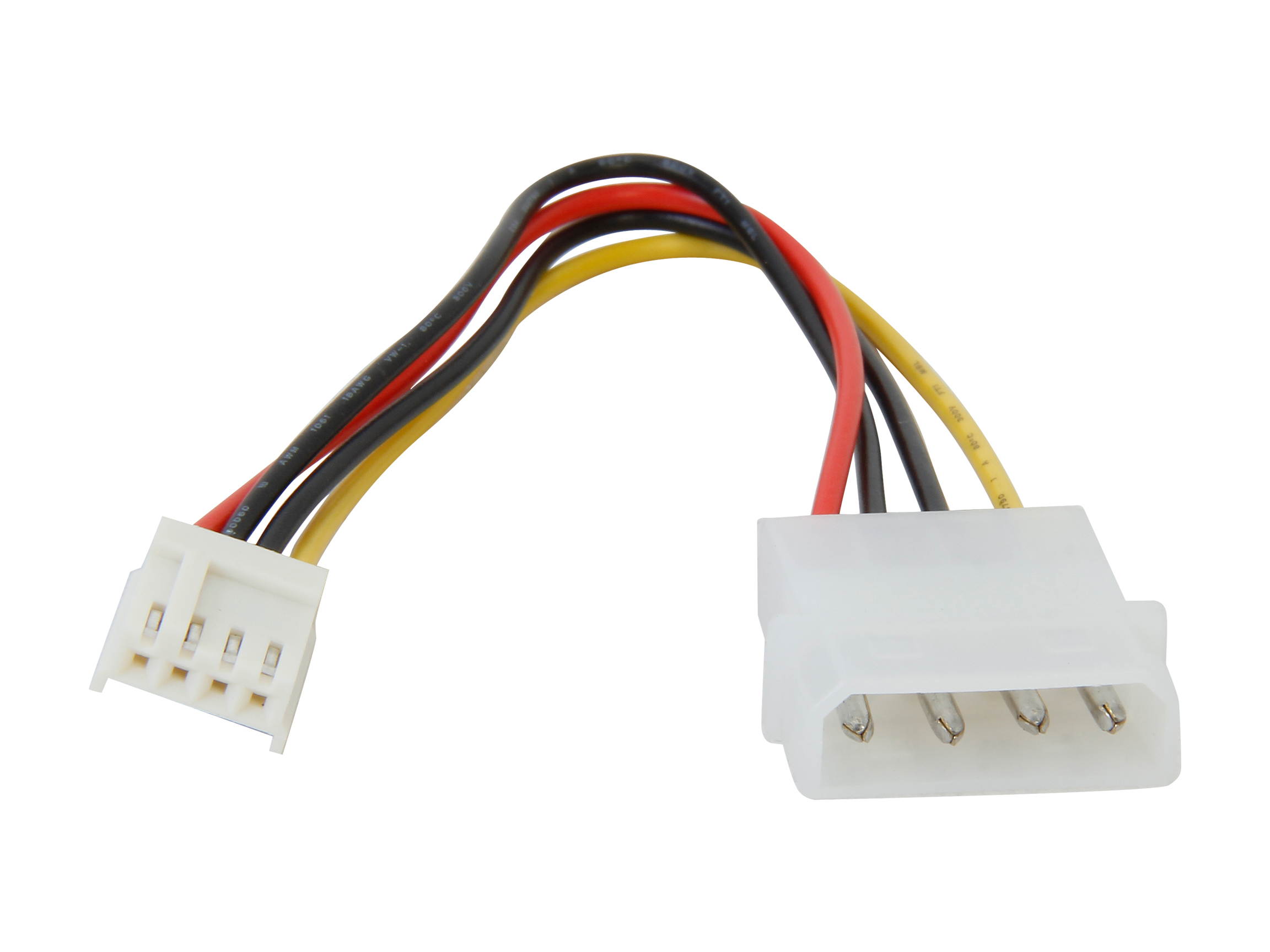 Nippon Labs POW-05206 6.1 in. 5.25 Male to 3.5 Female Internal DC Adaptor Cable