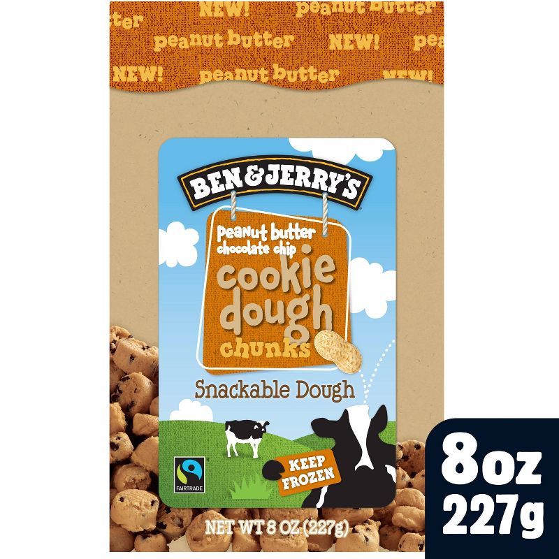 Ben & Jerry's Peanut Butter Chocolate Cookie Dough Bites - 8oz