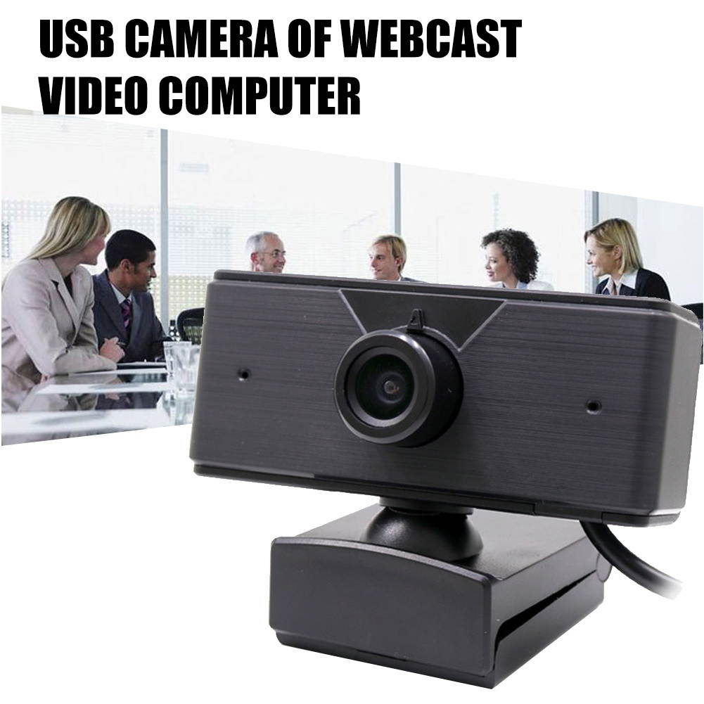 1080P Full HD Computer Webcam Extended View Live Broadcast Built In Microphone USB Port Wired