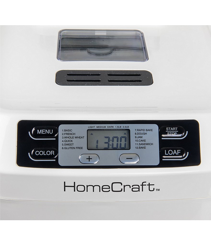 Nostalgia Electrics HomeCraft Programmable 2 Lb. Bread Maker