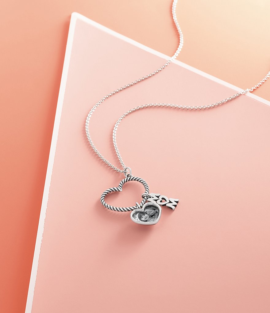 James Avery Faceted Lab-Created Amethyst February Birthstone Charm