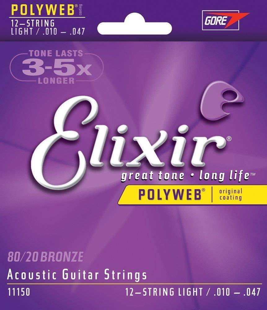 Elixir Acoustic 12-String Light - Poly