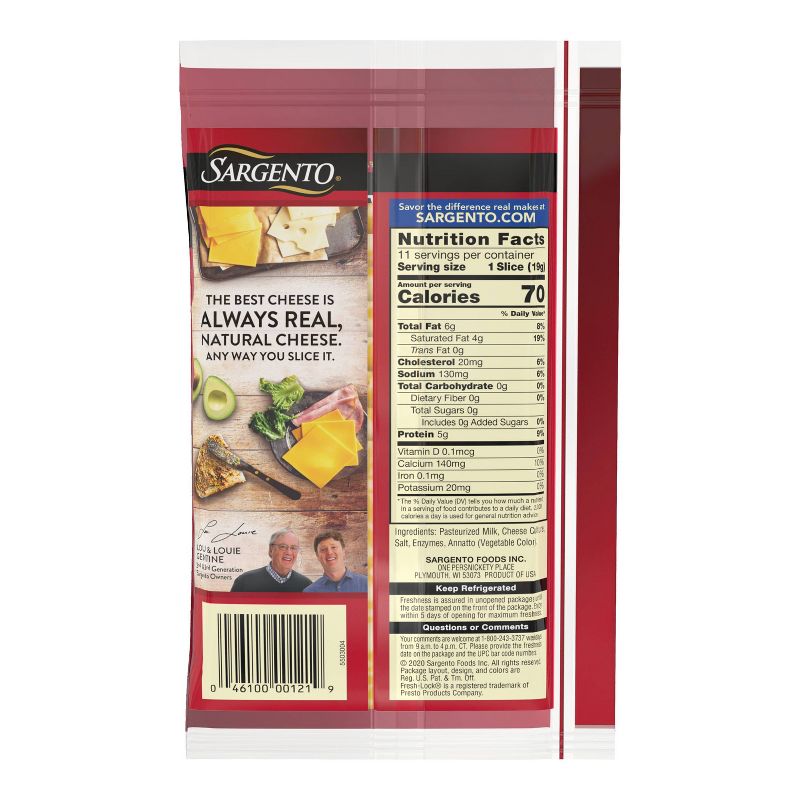 Sargento Natural Colby-Jack Sliced Cheese - 7.5oz/11 slices