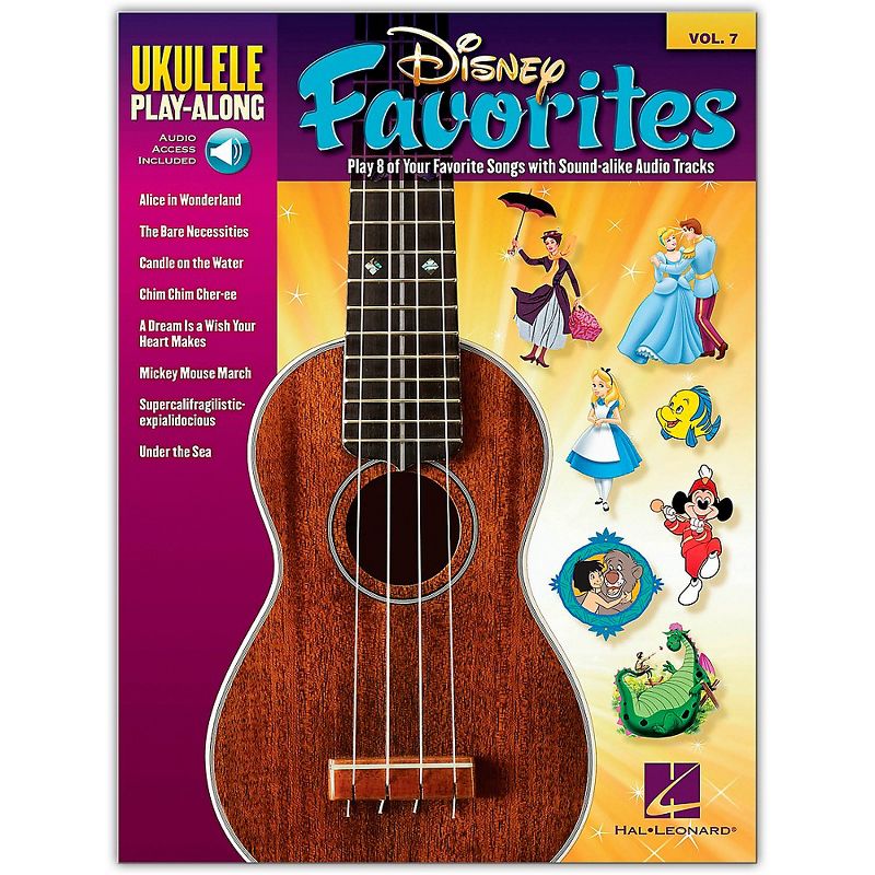 Hal Leonard Disney Favorites - Ukulele Play-Along Vol. 7 (Book/Online Audio)
