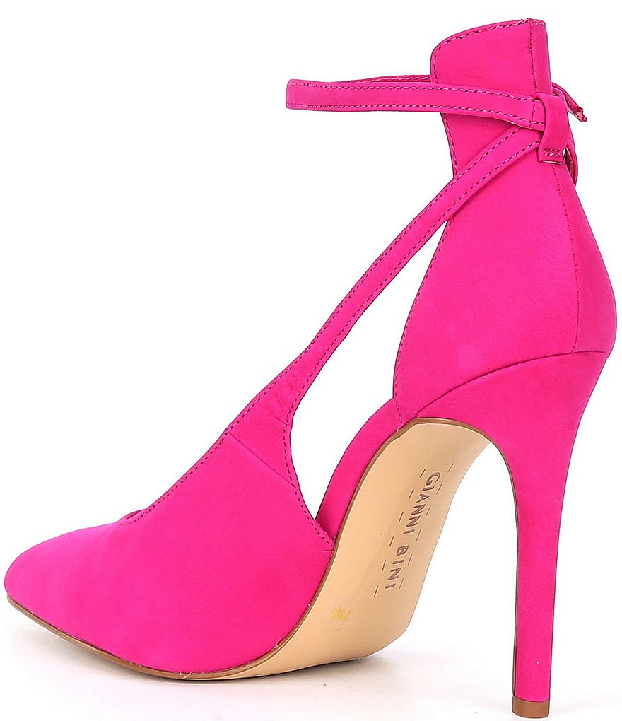 Gianni Bini Lulaa Suede Cut-Out Dress Pumps