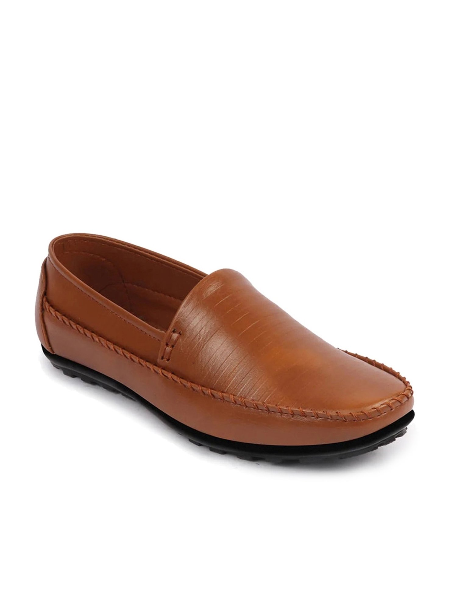 Fausto Men's Tan Casual Loafers