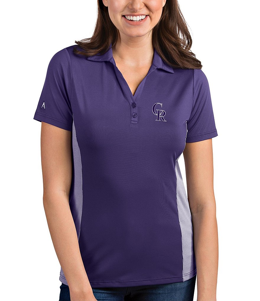 Antigua Women's MLB Venture Short-Sleeve Polo Shirt
