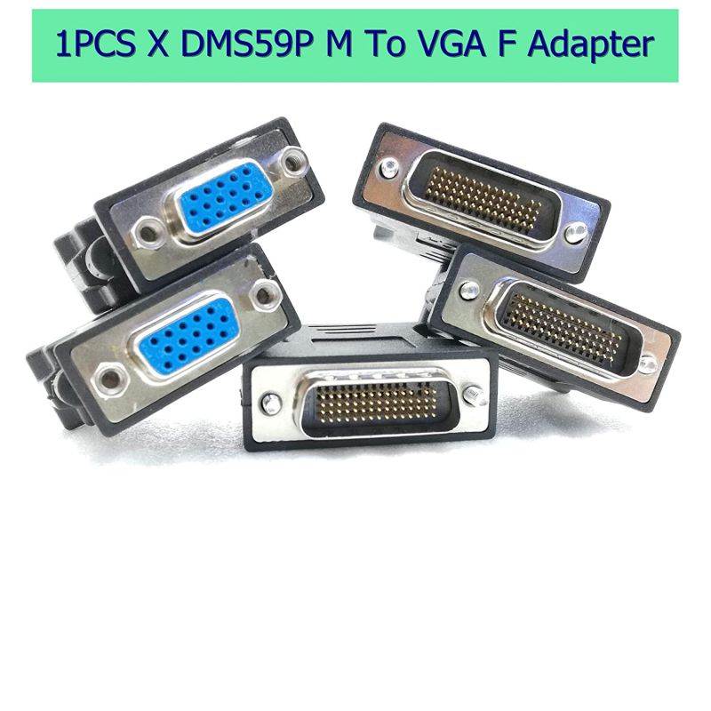 DMS 59Pin to VGA,CableDeconn DMS 59Pin Male to VGA 15 Pin Female Adapter Converter Duplicate Video for LHF Graphics Card