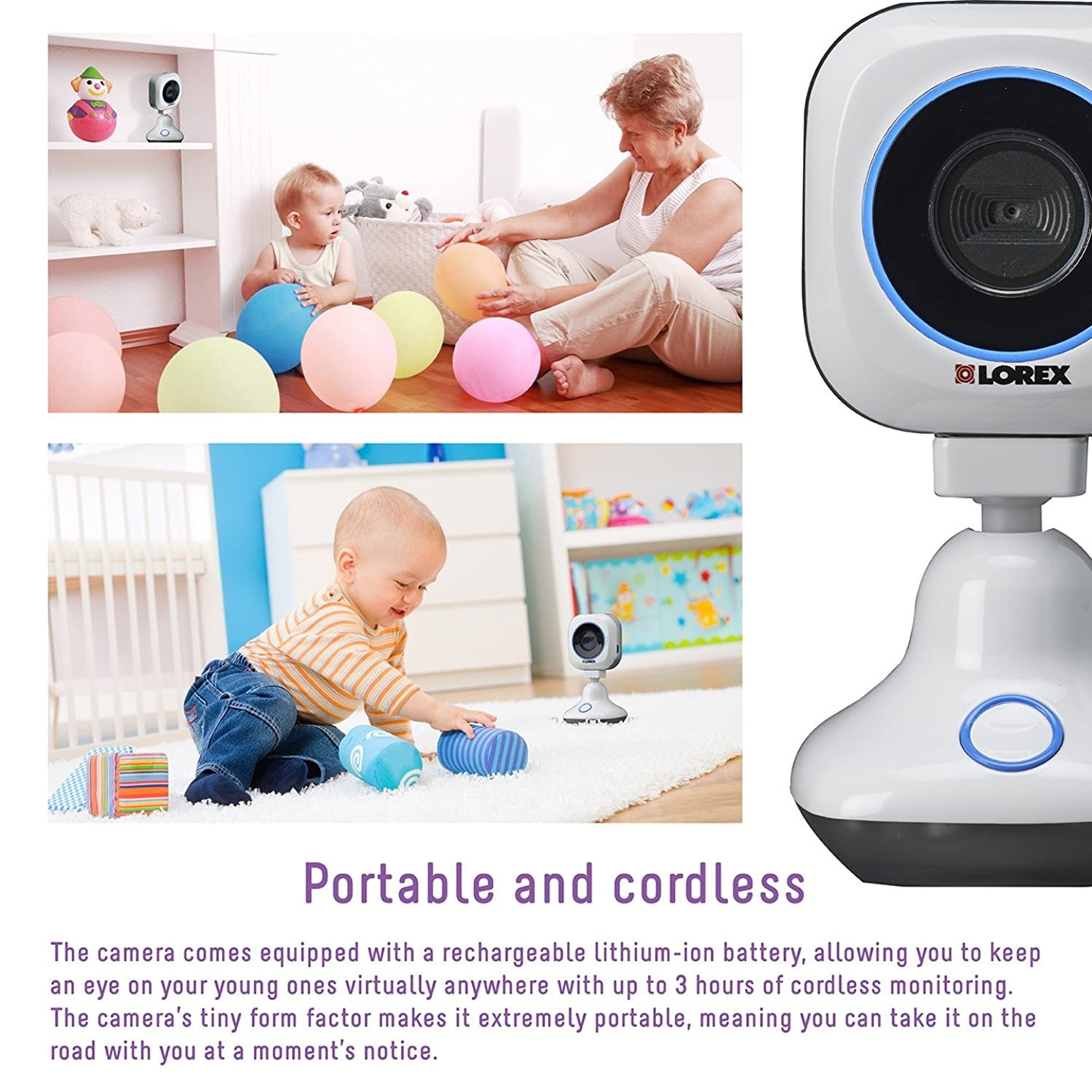 Lorex LBN511 Little Link HD WI-FI Video Baby Monitor