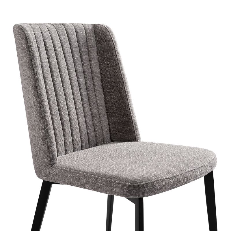 Set of 2 Homer Contemporary Dining Chair Gray - Modern Home
