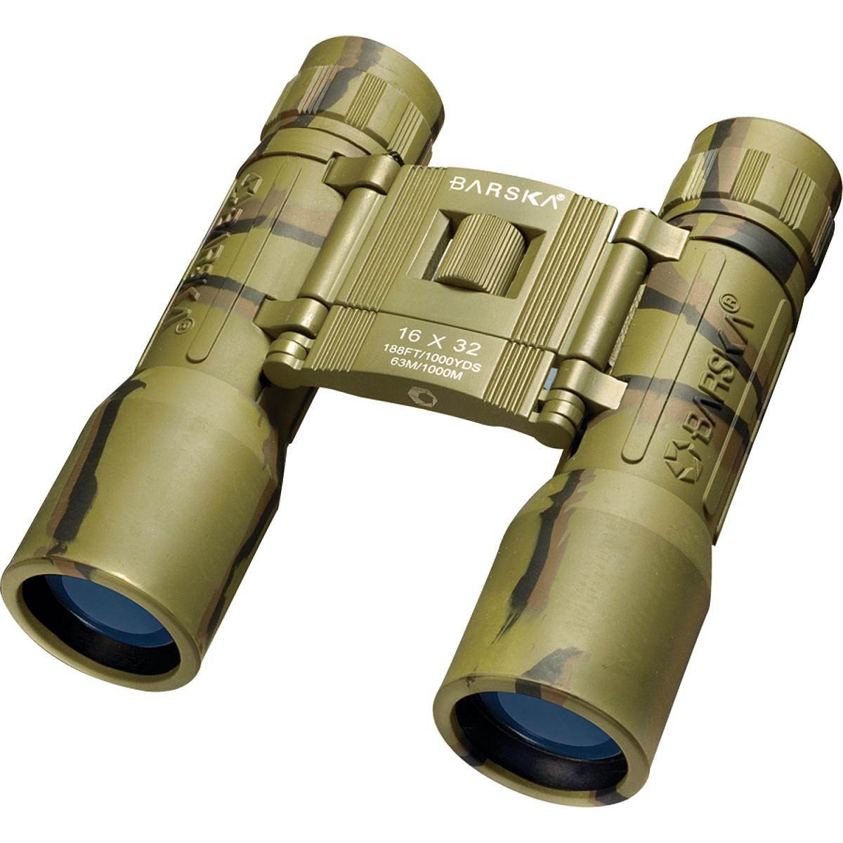 Barska AB10123 Lucid View 16x32 Clam Compact Binoculars