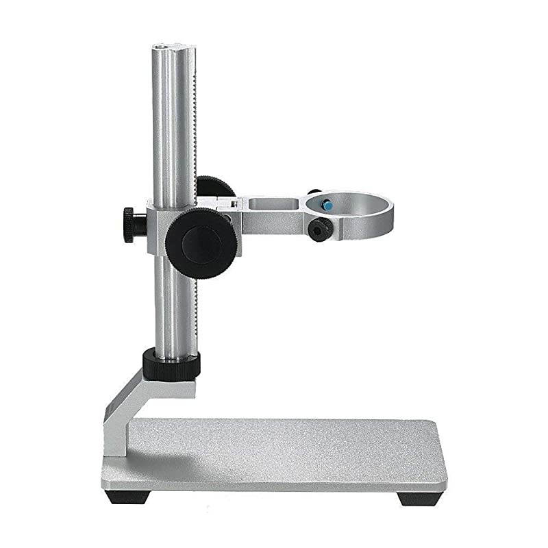Aluminium Alloy Universal Adjustable Professional Base Stand Holder Desktop Support Bracket for Max 14quot in Diameter USB Digital Microscope Endoscope Magnifier Loupe Camera Aluminium Alloy
