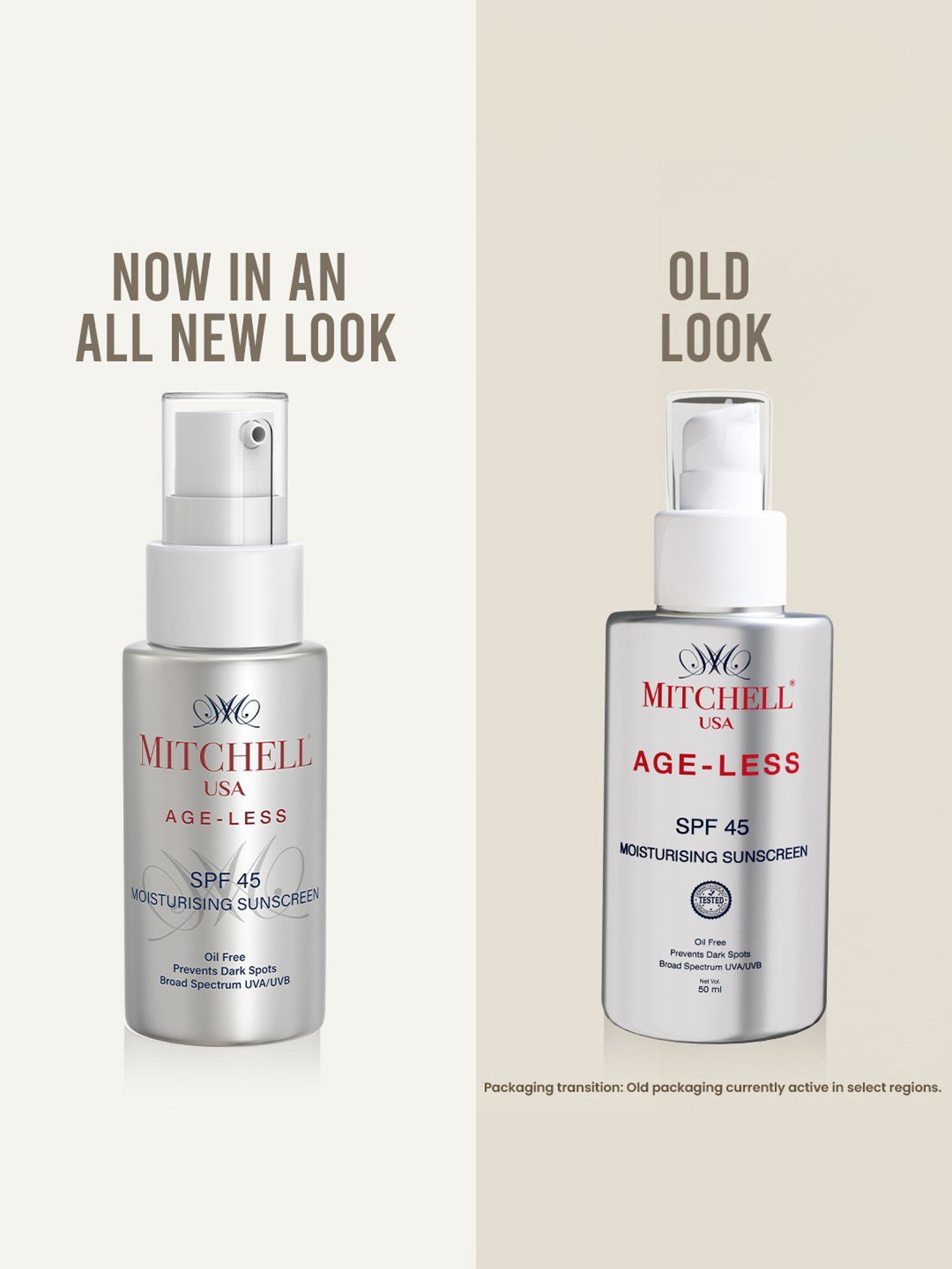 Mitchell USA Moisturizing Sunscreen SPF 45 - 50 ml