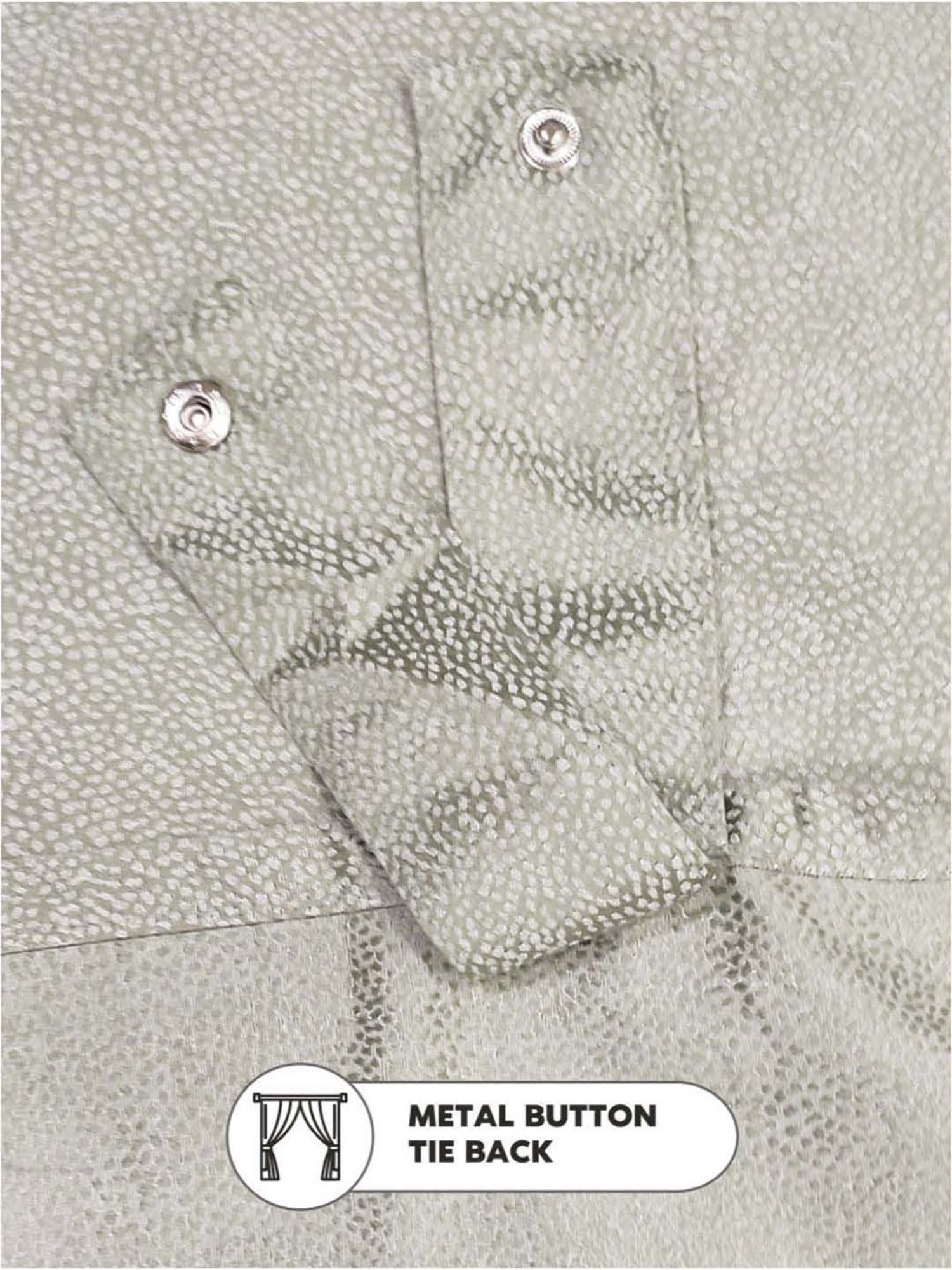 Bianca Tremezzo Grey Faux Silk 7 Ft. Door Curtain - Set of 2