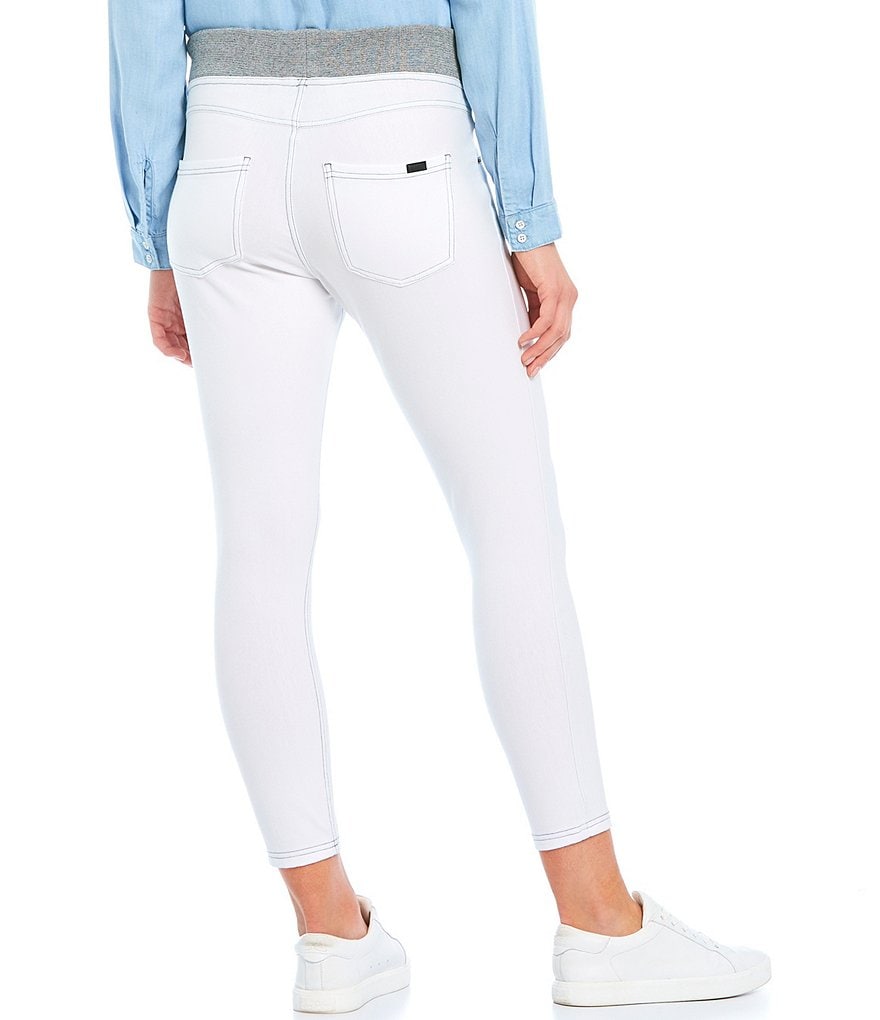 Commando Faux Leather Crocodile-Embossed Legging