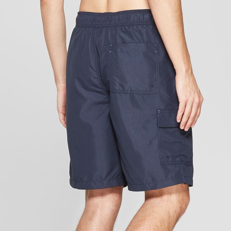 Men's 7" Sharkular Elastic Waist Swim Trunks - Original Use™ Blue XS