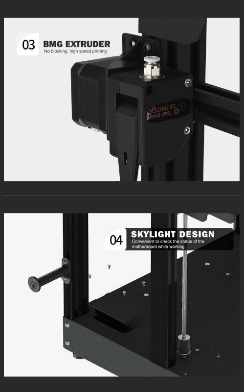 Twotrees 3D Printer FDM Sapphire Plus V1.1 CoreXY MKS TMC2225 Kits 3.5 Inch Touch Screen BMG Extruder and Suspended Filament Rack + free Test PLA Filament 11.81"(L)X11.81"(W)X13.78"(H) Printing Size