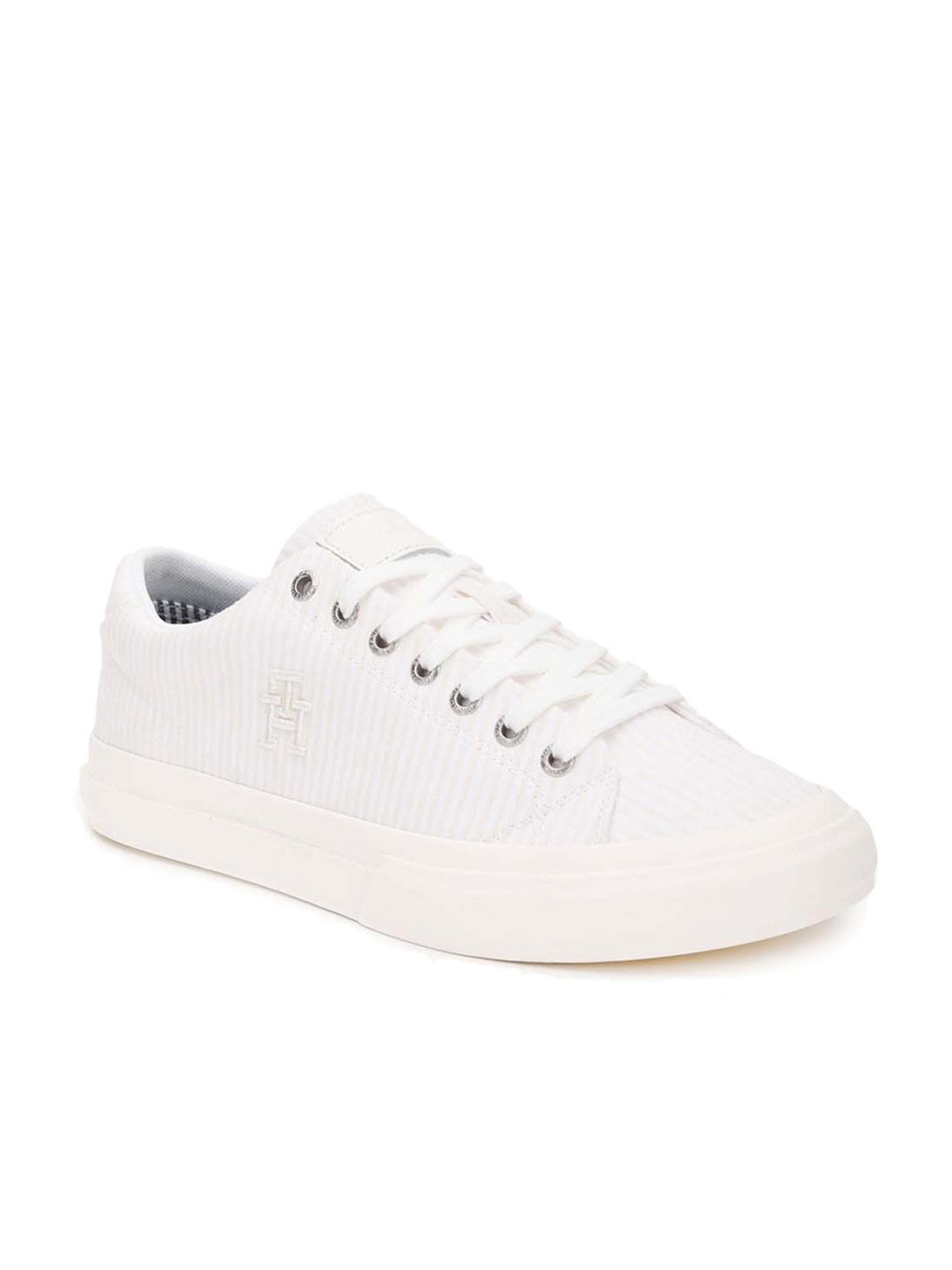 Tommy Hilfiger Men's White Casual Sneakers