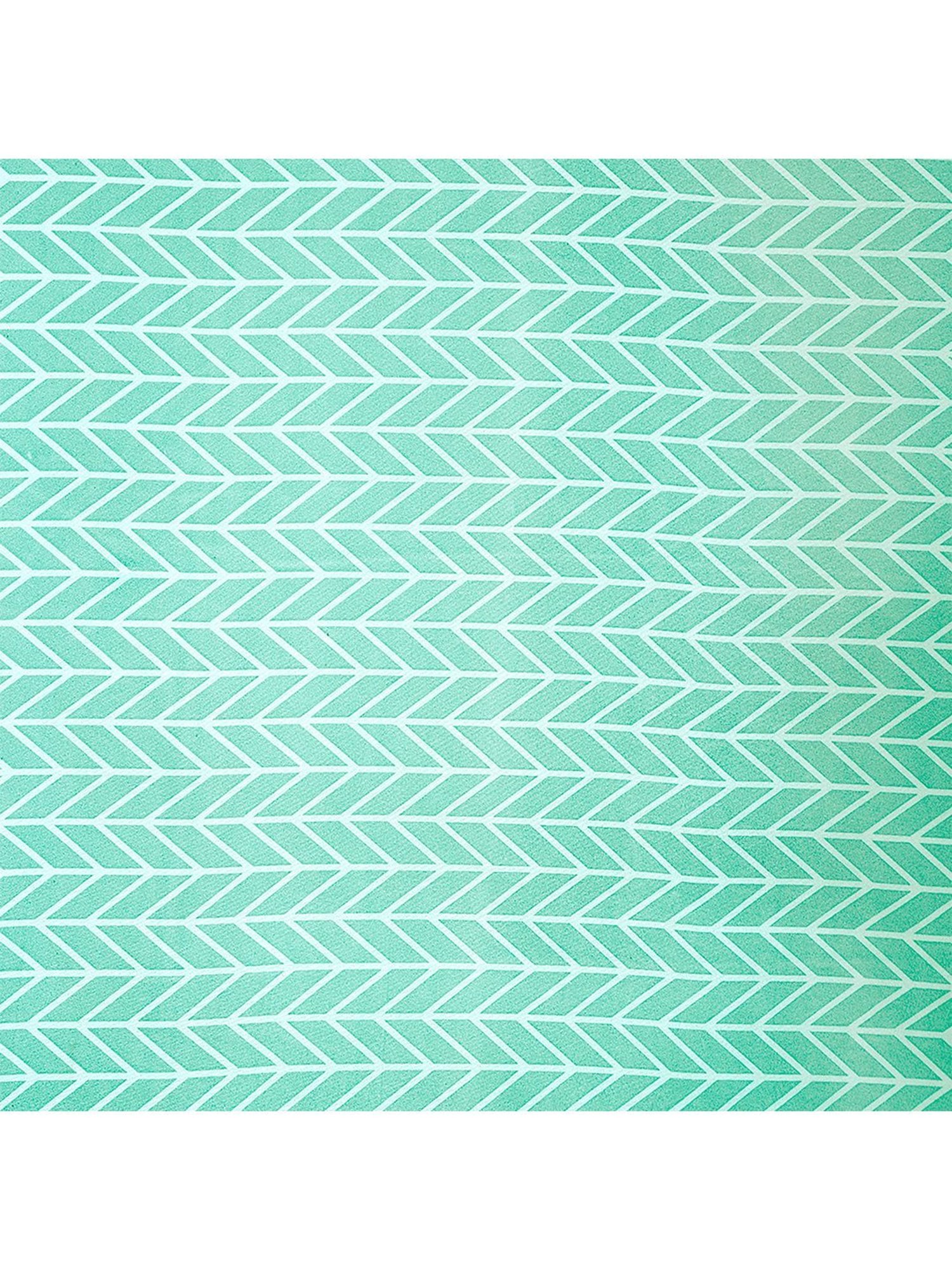 Swayam Pure Magic White & Green Cotton 144 TC Bed Sheet with 2 Pillow Covers