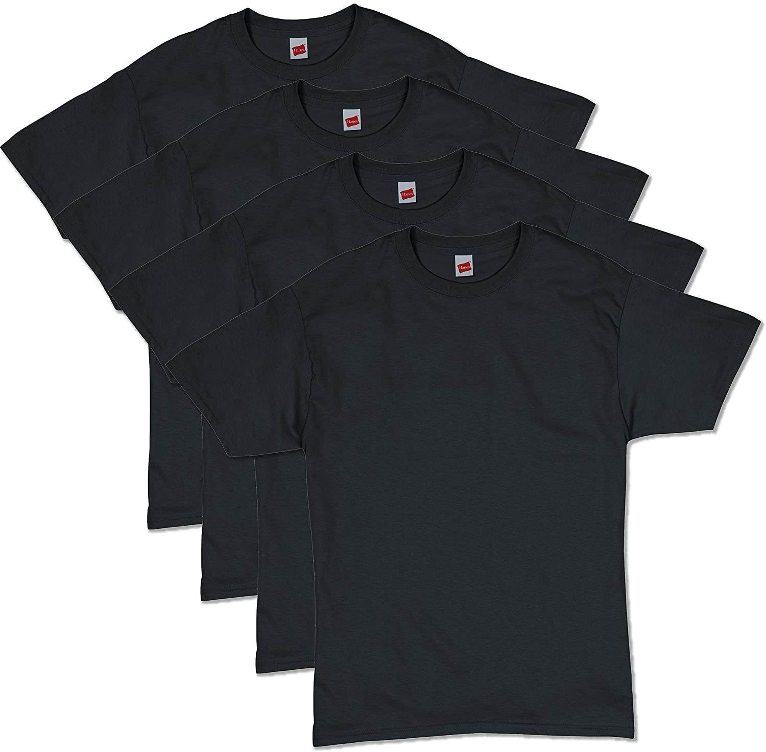 Hanes Men's ComfortSoft Short Sleeve T-Shirt (4 Pack )
