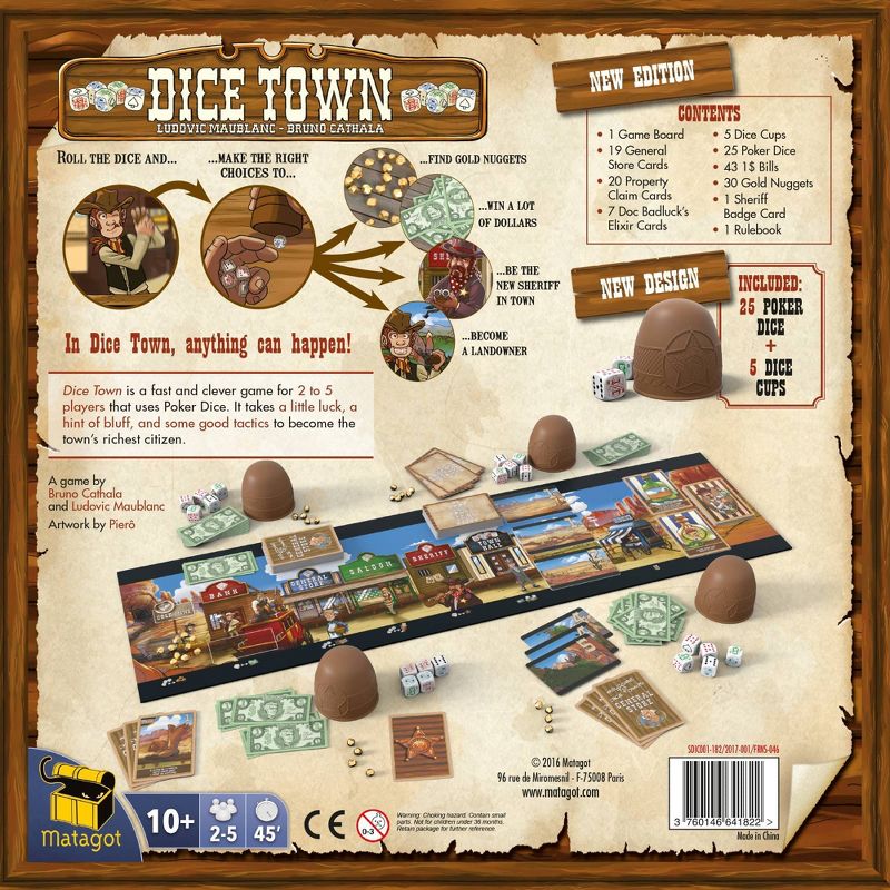 Dice Town Revised Edition Board Game