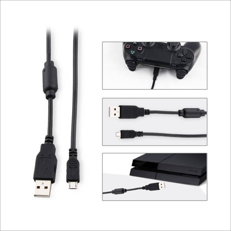 DOBE 1.8M USB Data Cable for PS4 Host and Handle